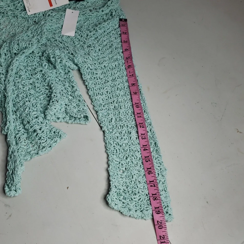 NEW Kaktus Open Knit Soft Open Front Long Sleeves Cardigan Size S/M Beachy - Picture 14 of 16